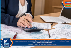 2023/mart Ayi Muhsgk'nin ''sigorta Bildirimleri'' Kisminin Son Verilme Süresi 28.04.2023 Tarihine Uzatildi