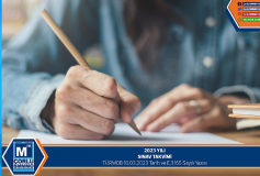 2023 Yılı Sınav Takvimi