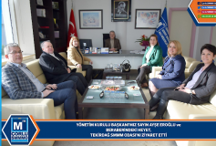 Yönetim Kurulu Başkani'miz Sayin Ayşe Eroğlu Ve Beraberindeki Heyet, Tekirdağ Smmm Odasi'ni Ziyaret Etti
