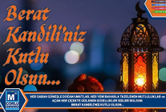 Berat Kandili'niz Kutlu Olsun.