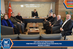 Chp Çorlu İlçe Örgütü'nden, Yönetim Kurulu Başkani'miz Sayin Ayşe Eroğlu'na Nezaket Ziyareti