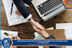 Dağitilmiş Kar Payi Sayilan Tutarlar Üzerinden Yapilan Tevkifat Orani %0'a Düşürüldü