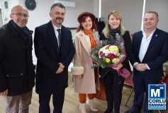 Çağdaş Yaşami Destekleme Derneği Çorlu Şubesi, Yönetim Kurulu Başkani'miz Sayin Ayşe Eroğlu'nu Ziyaret Etti