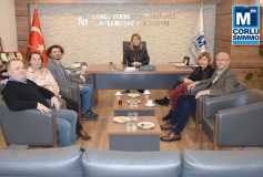 Nkü Muratli Myo Müdür Yardimcisi Sarisoy Ve Ergün'den, Yönetim Kurulu Başkani'miz Eroğlu'na Nezaket Ziyareti 