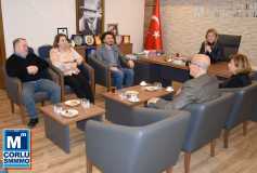 Nkü Muratli Myo Müdür Yardimcisi Sarisoy Ve Ergün'den, Yönetim Kurulu Başkani'miz Eroğlu'na Nezaket Ziyareti 