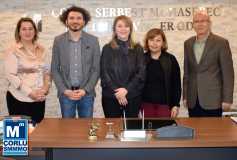 Nkü Muratli Myo Müdür Yardimcisi Sarisoy Ve Ergün'den, Yönetim Kurulu Başkani'miz Eroğlu'na Nezaket Ziyareti 