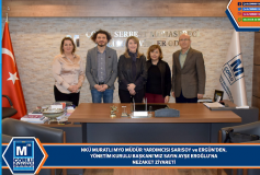 Nkü Muratli Myo Müdür Yardimcisi Sarisoy Ve Ergün'den, Yönetim Kurulu Başkani'miz Eroğlu'na Nezaket Ziyareti 