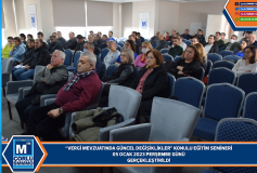 ''vergi Mevzuatinda Güncel Değişiklikler'' Konulu Eğitim Semineri, 05 Ocak 2023 Perşembe Günü Gerçekleştirildi