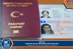 2023 Yili Pasaport, Ehliyet Gibi Değerli Kağit Bedelleri