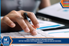 2023 Yılında Tasdik Ettirilmesi Gereken Defter Türünün Tespitinde Dikkate Alınacak Hadler Hakkında Duyuru