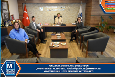 Denizbank Çorlu Çarşi Şubesi'nden, Oda'miza Nezaket Ziyareti
