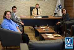 Denizbank Çorlu Çarşi Şubesi'nden, Oda'miza Nezaket Ziyareti