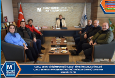 Çorlu Esnaf Girişim Derneği (Çegid), Oda Yönetimi'mizin Konuğu Oldu