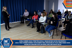 Oda Başkani'miz Sayin Eroğlu, Hazirlik Kursuna Katilan Gençlerle Bir Araya Geldi