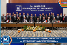 Oda Başkani'miz Sayin Ayşe Eroğlu, 54'üncü Karadeniz Oda Başkanlari Toplantisi'na Katildi