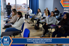 Smmm Staja Giriş Sinavi Hazirlik Kursu İçin İlk Ders Zili Çaldi