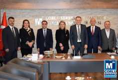 Sayin Taşkiran Ve Sayin Atacan'dan, Çorlu Smmm Odasi'na İade-İ Ziyaret