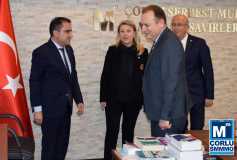 Sayin Taşkiran Ve Sayin Atacan'dan, Çorlu Smmm Odasi'na İade-İ Ziyaret