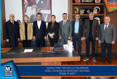 Oda'miz Yönetim Kurulu Üyelerinden, Başkan Volkan'a Tebrik Ziyareti