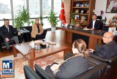 Oda'miz Yönetim Kurulu Üyelerinden, Başkan Volkan'a Tebrik Ziyareti