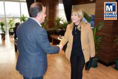 Başkan Eroğlu Ve Beraberindeki Heyet, Kaymakamlik Makamini Ziyaret Etti