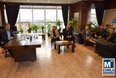 Başkan Eroğlu Ve Beraberindeki Heyet, Kaymakamlik Makamini Ziyaret Etti