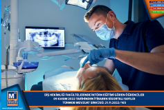 Diş Hekimliği Fakültelerinde İntörn Eğitimi Gören Öğrenciler 09.11.2022 Tarihinden İtibaren Sigortali Sayildi