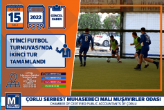11'inci Trakya Mali Müşavirler Odalari Futbol Turnuvasi'nda, İkinci Tur Tamamlandi