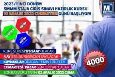2023/1'inci Dönem Smmm Staja Giriş Sinavi Hazirlik Kursu Başliyor
