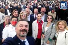 Oda Yönetimi'miz, Cumhuriyet Bayrami Çelenk Sunma Törenine Katildi