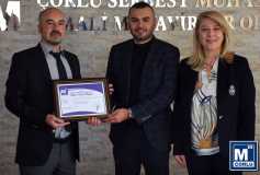 Meslektaşimiz Doğanay Çelik'e, Ruhsat Ve Büro Tescil Belgesi'ni Teslim Ettik