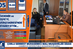 Özdemir Ve Tepe'yi, Çorlu Vergi Dairesi'nde Ziyaret Ettik