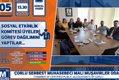 Sosyal Etkinlik Komitesi Üyeleri Görev Dağilimini Yaptilar