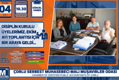 Disiplin Kurulu Üyelerimiz, Ekim Ayi Toplantisi İçin Bir Araya Geldi...