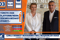 Türkiye 3568 Platformu'ndan, Oda'miza Nezaket Ziyareti