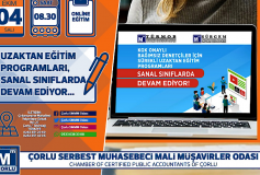 Kgk Onaylı Bağımsız Denetçiler İçin Sürekli Uzaktan Eğitim Programları Sanal Sınıflarda Devam Ediyor