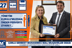 Yönetim Kurulu'muzdan, Önder Perver'e Ziyaret