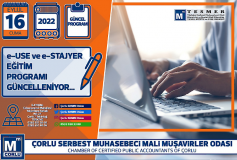 E-Use/e-Stajyer Eğitim Programı Güncelleniyor.