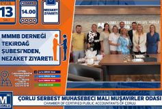 Mmmb Derneği Tekirdağ Şubesinden, Nezaket Ziyareti