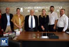 Tümdep Başkani Masum Türker'den, Çorlu Smmmo'ya Nezaket Ziyareti