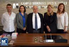 Tümdep Başkani Masum Türker'den, Çorlu Smmmo'ya Nezaket Ziyareti