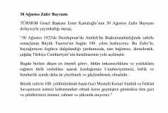 30 Ağustos Zaferinin 100. Yılı Kutlu Olsun
