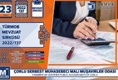 Türmob Mevzuat Sirküsü 2022/137