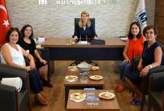 Çorlu Belediye Meclisi'nin Kadin Üyeleri'nden, Oda'miza Nezaket Ziyareti