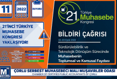 21'inci Türkiye Muhasebe Kongresi Yaklaşiyor!