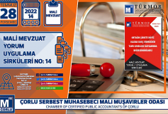 Mali Mevzuat Yorum Uygulama Sirküleri /sirküler No: 14