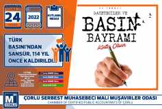 Gazeteciler Ve Basin Bayrami Kutlu Olsun..