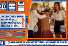 İşkur Çorlu Şube Müdürü'müz Sayin Moğulkoç'u, Makaminda Ziyaret Ettik