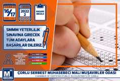 2022/2 Smmm Yeterlilik Sinavina Girecek Tüm Adaylara Başarilar Dileriz