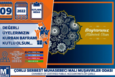 Değerli Üyelerimizin Kurban Bayramı Kutlu Olsun